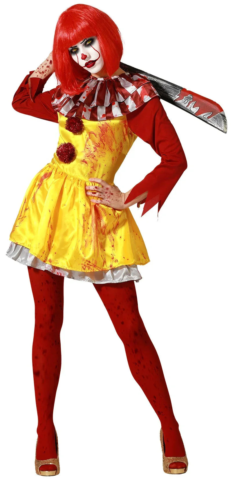 Disfraz de Payasa Asesina para Mujer Payasos Asesinos Atosa